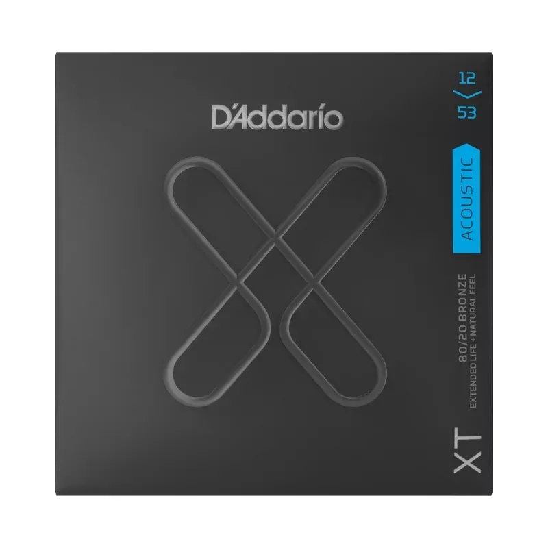 D’Addario XT 80/20 Bronze Regular Light Gauge Acoustic Guitar Strings