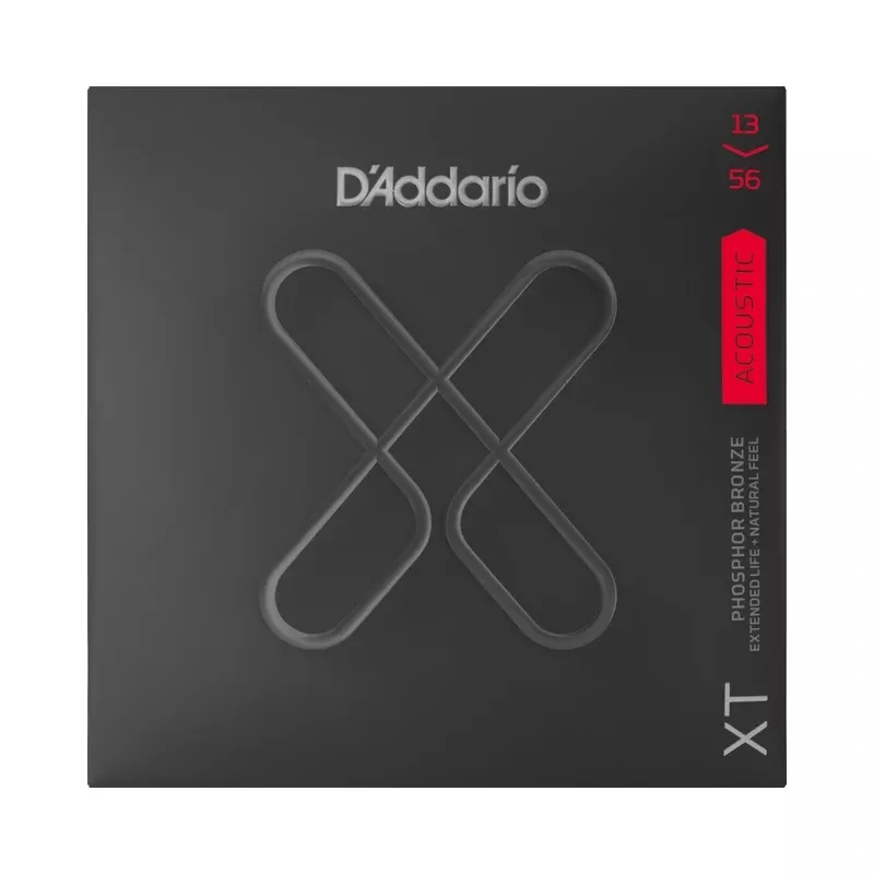 D’Addario XT Phosphor Bronze Medium Gauge Acoustic Guitar Strings, Three Pack