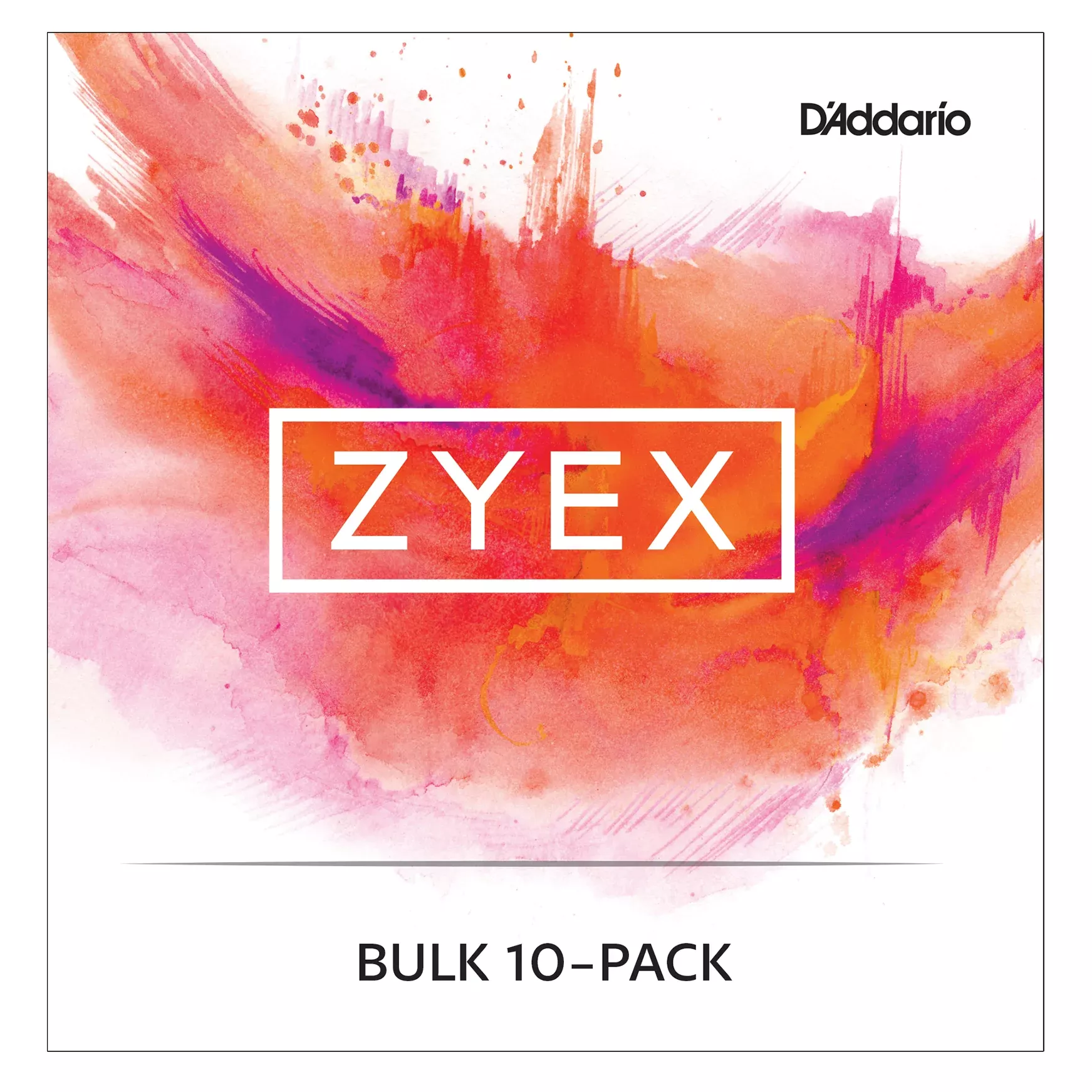 D'Addario Zyex Viola Strings, Short Scale, Medium Tension, Bulk 10-Pack – Set or Single Strings