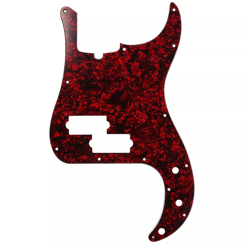 D'Andrea P Bass Pickguard - Red Pearl