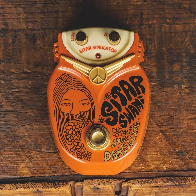Danelectro 2000s Sitar Swami Orange With Box – Used