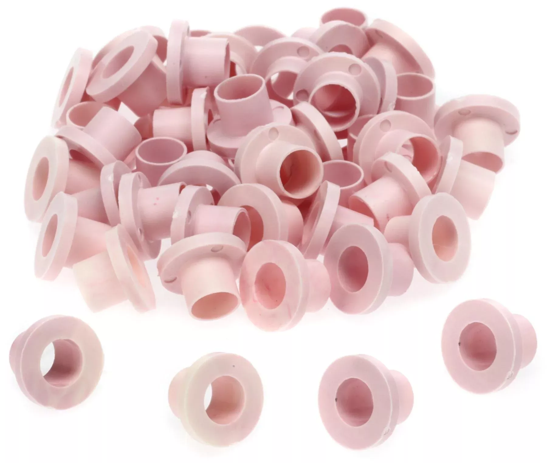 Danmar 100 Pack Nylon Tension Rod Washers - Pink