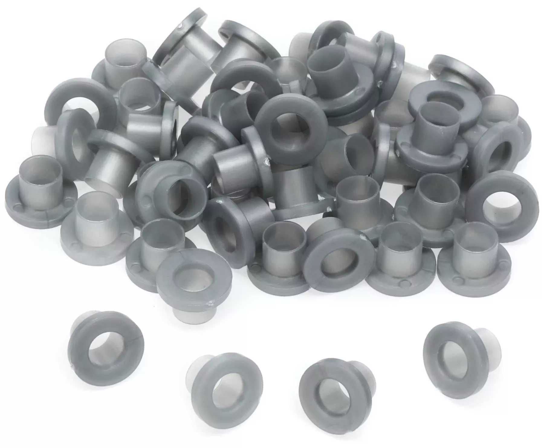 Danmar 100 Pack Nylon Tension Rod Washers - Silver