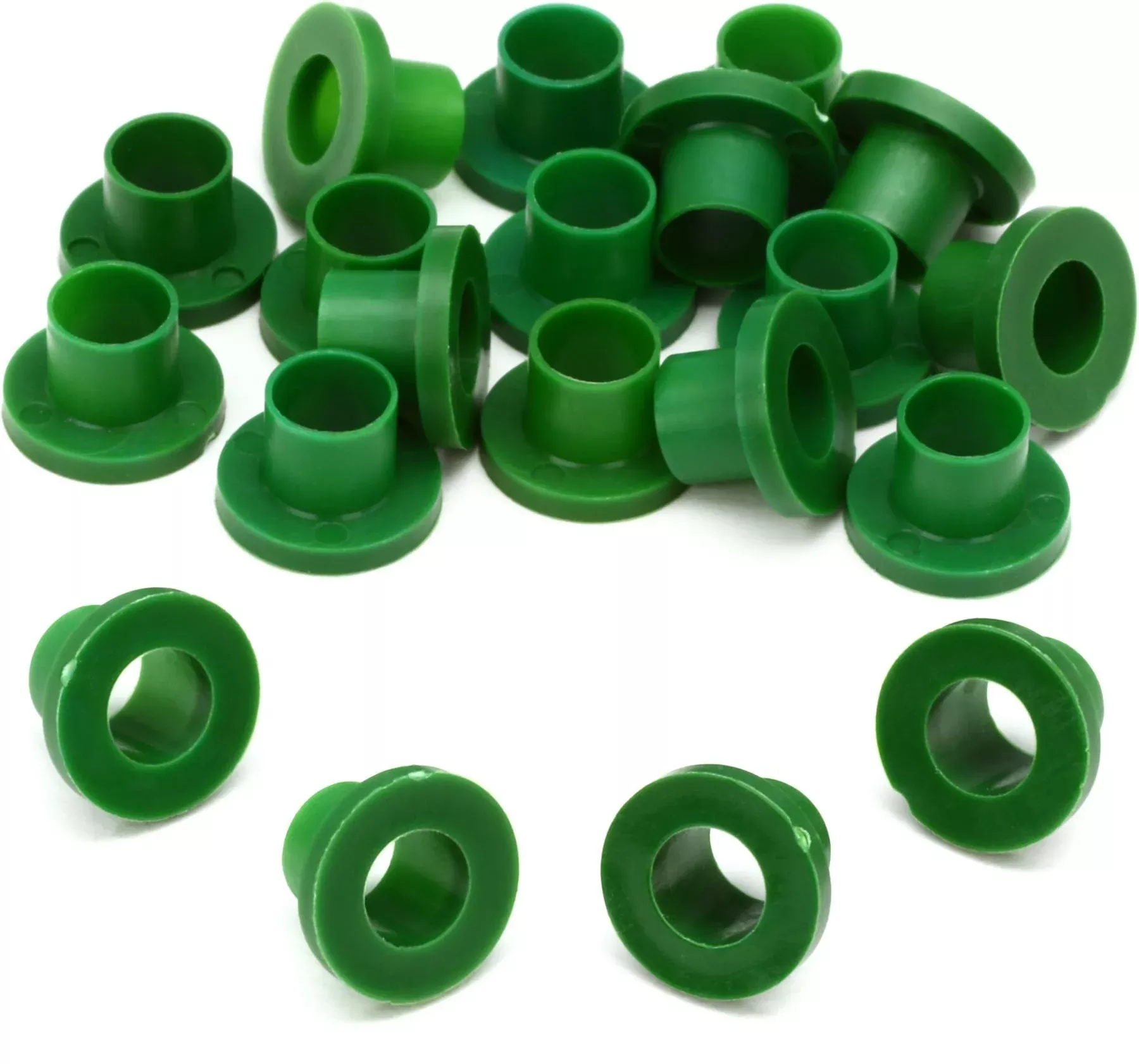 Danmar 20 Pack Nylon Tension Rod Washers - Green