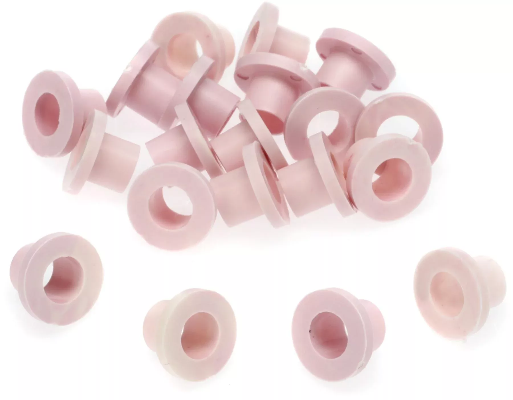 Danmar 20 Pack Nylon Tension Rod Washers - Pink