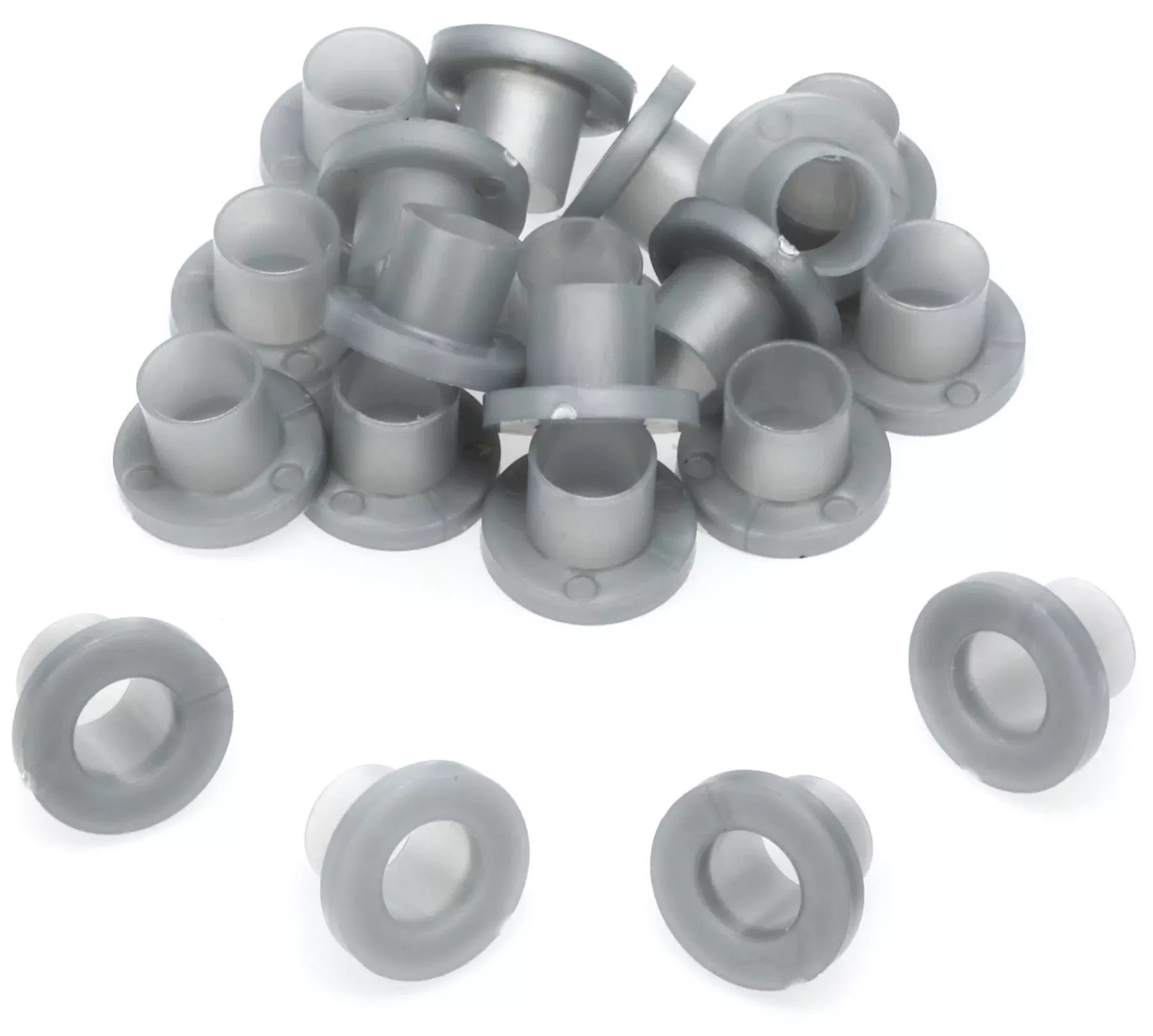 Danmar 20 Pack Nylon Tension Rod Washers - Silver