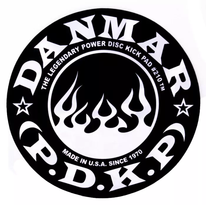 Danmar Bass Drum Impact Pad (Flame)