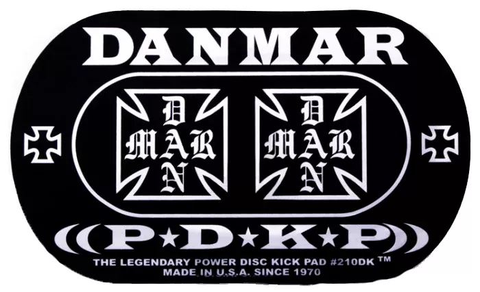 Danmar Double Bass Drum Impact Pad (Iron Cross)