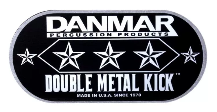 Danmar Double Metal Kick Bass Drum Disc – Cold Rolled Alloy