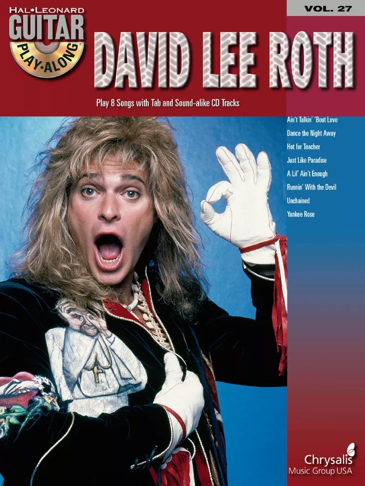 David Lee Roth Guitar Play Along Volume 27 Guitar Tab BK/CD