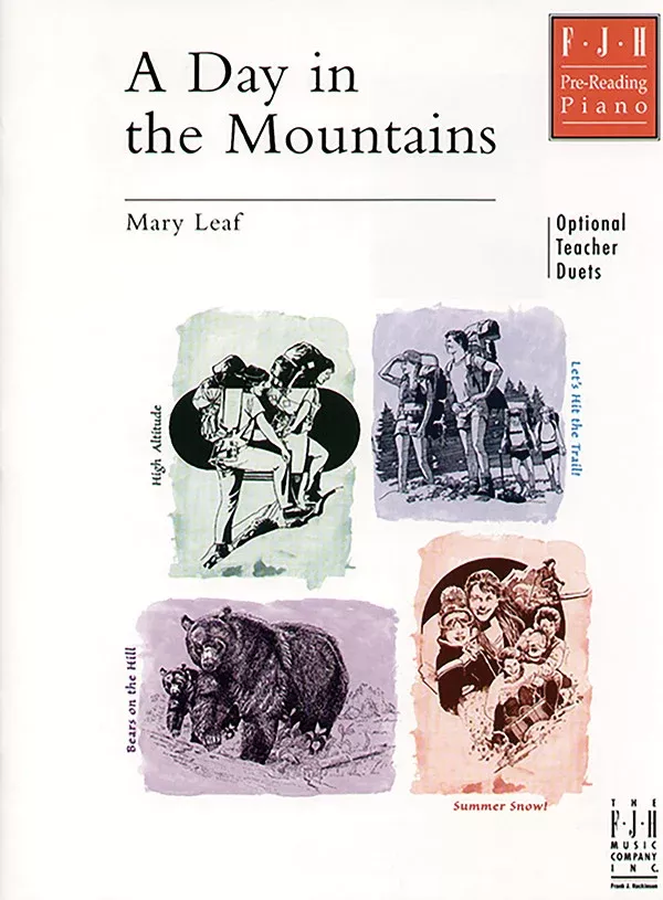 A Day in the Mountains: Pre-Reading Piano Book