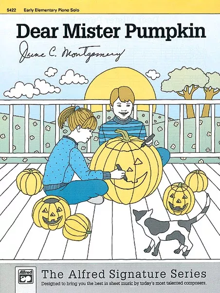 Dear Mr. Pumpkin: Piano Sheet