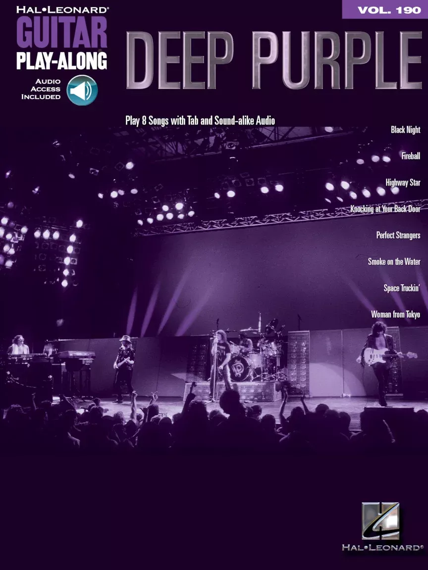 Deep Purple Guitar Play Along Volume 190 Tab