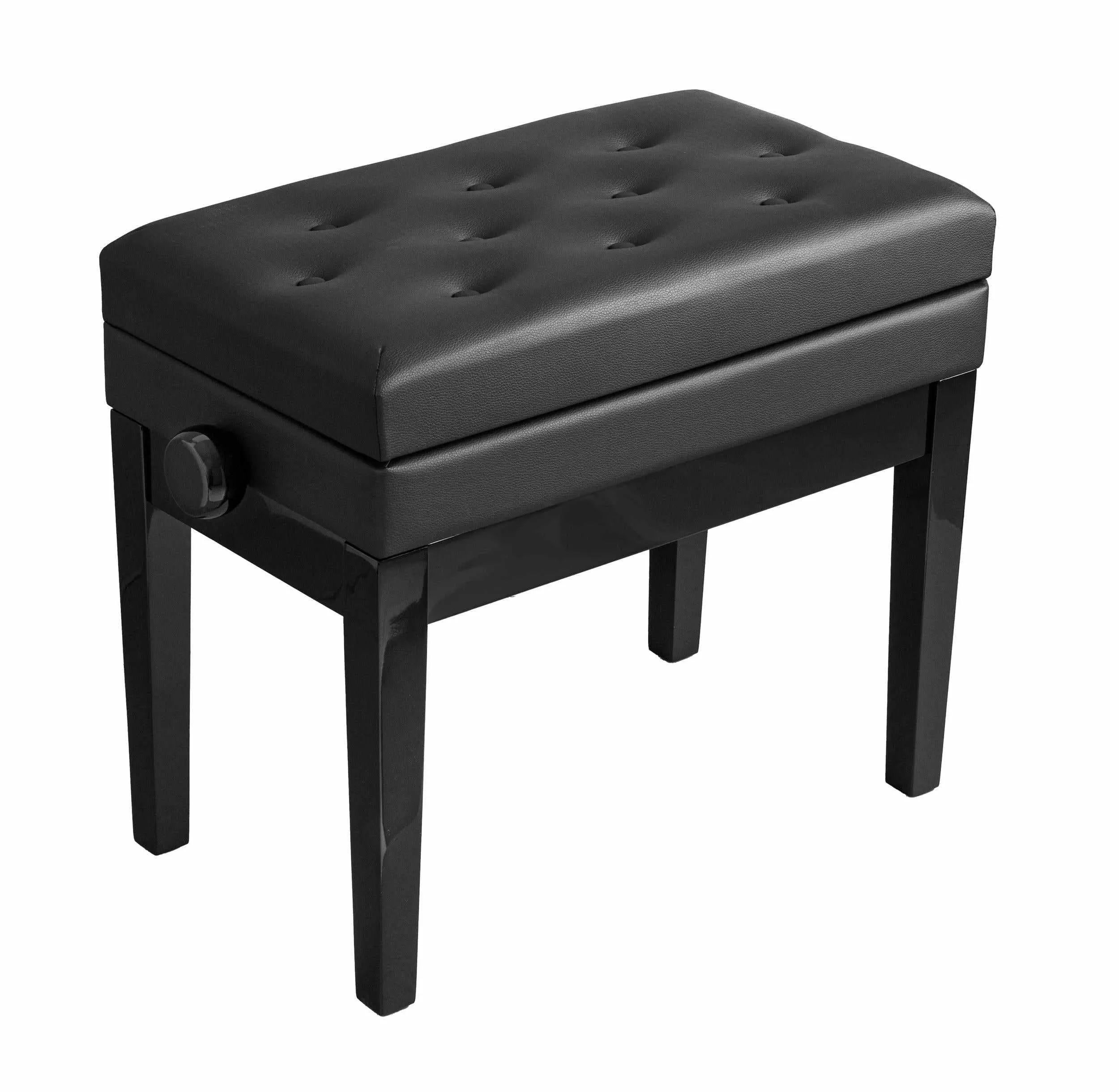 Deluxe Piano Bench Black