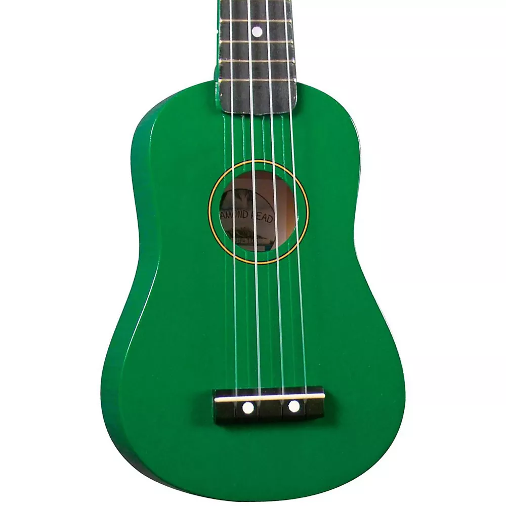Diamond Head DU-10 Soprano Ukulele Green Black Fingerboard