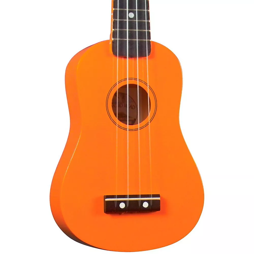Diamond Head DU-10 Soprano Ukulele Orange Black Fingerboard