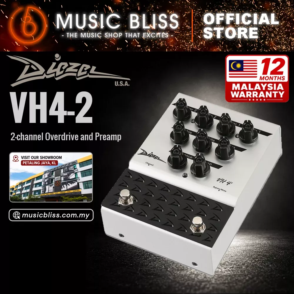 Diezel VH4-2 Pedal 2-channel Overdrive and Preamp