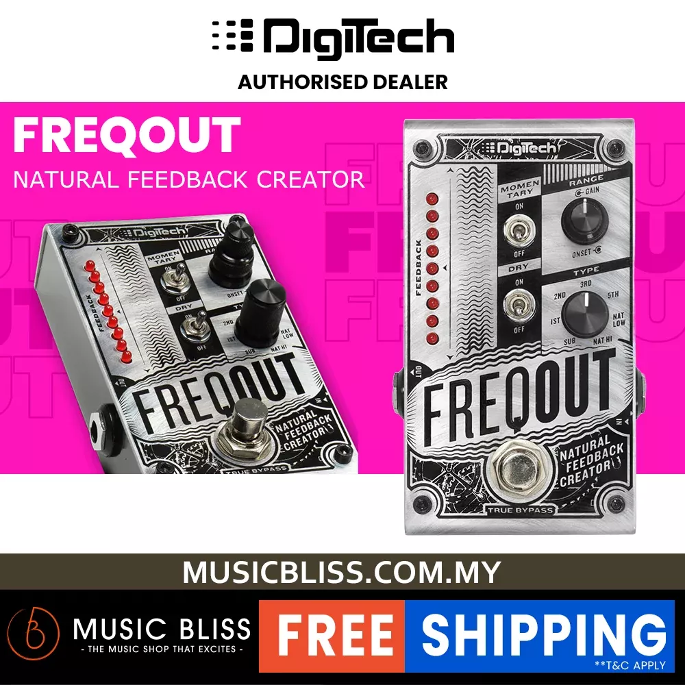 DigiTech FreqOut Feedback Creation Guitar Effects Pedal