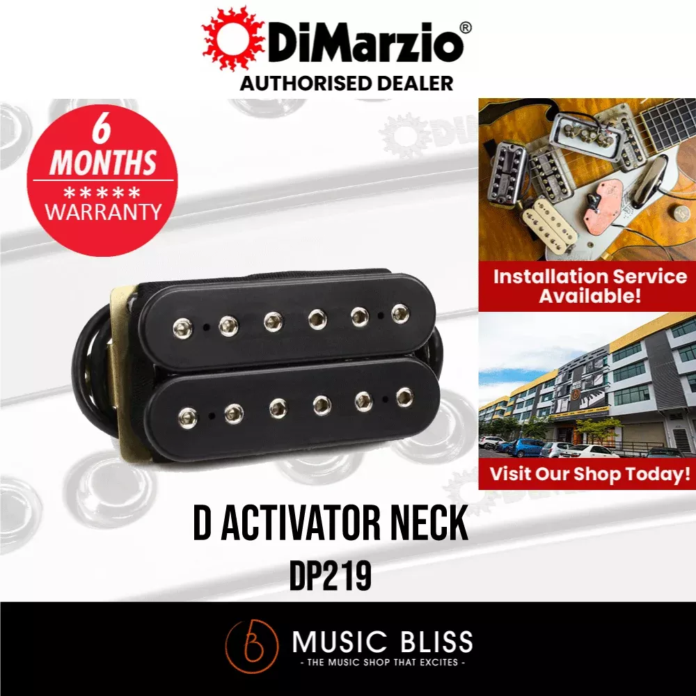 DiMarzio DP219BK Activator Neck Humbucker Pickup – Black
