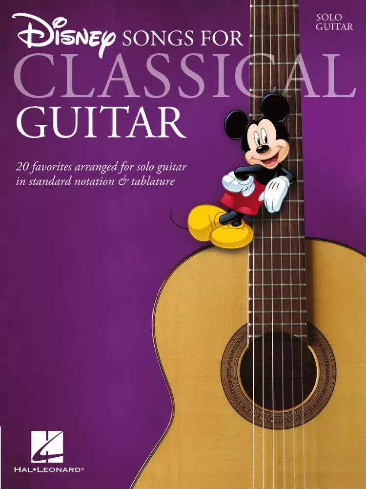 Disney Songs for Classical Guitar Standard Notation & Tab