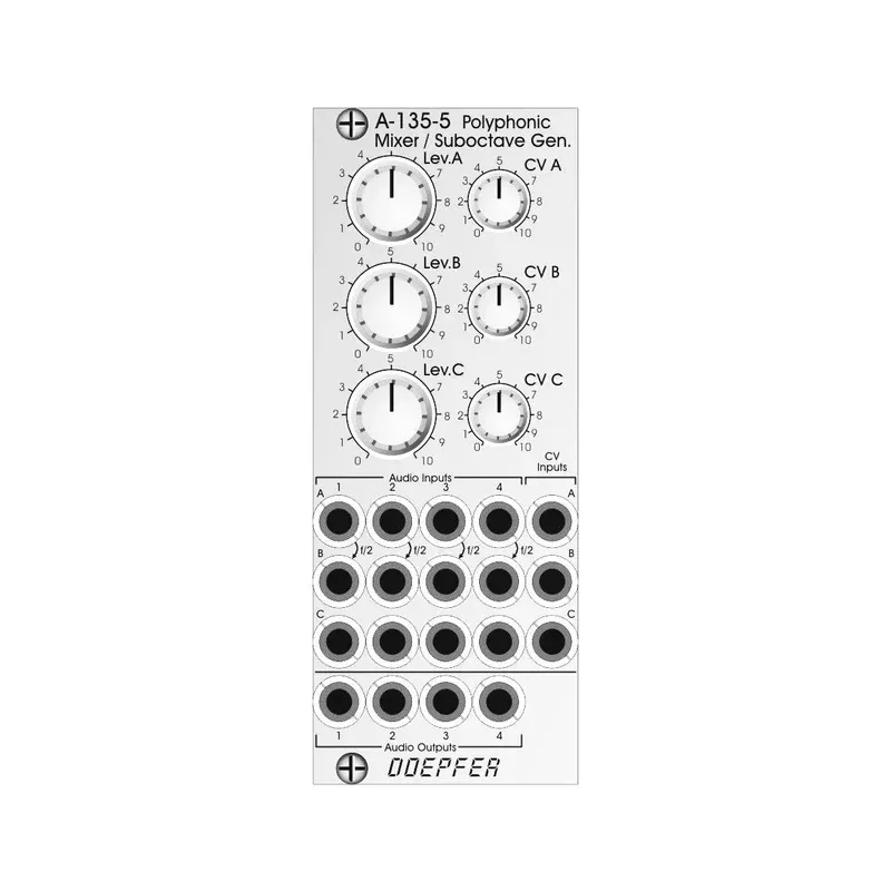 Doepfer A-135-5 Polyphonic Voltage-Controlled Mixer