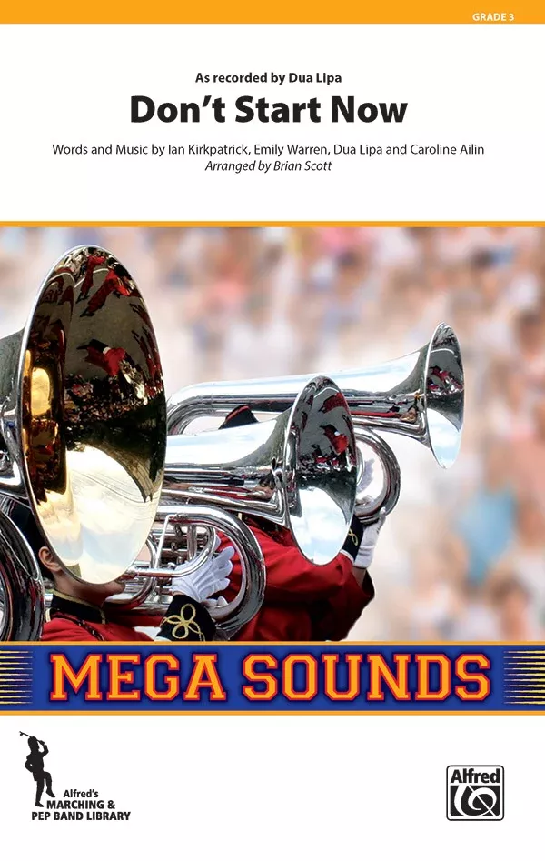 Don't Start Now: Marching Band Conductor Score & Parts