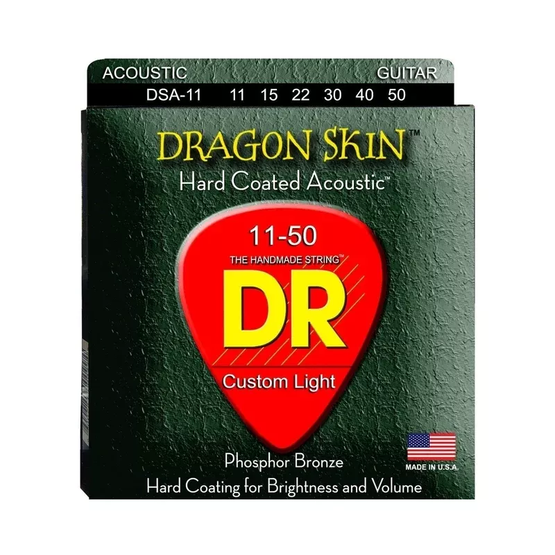 DR DSA11 Dragon Skin 6-String Acoustic Guitar Set