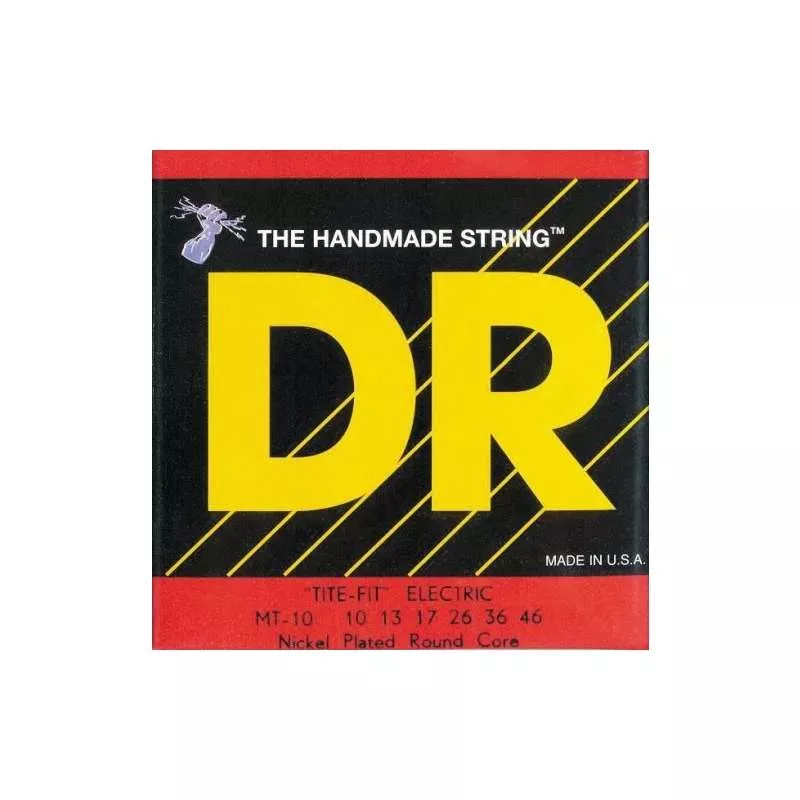 DR MT10 Tite-Fit Nickel-Plated Medium Electric Guitar Strings