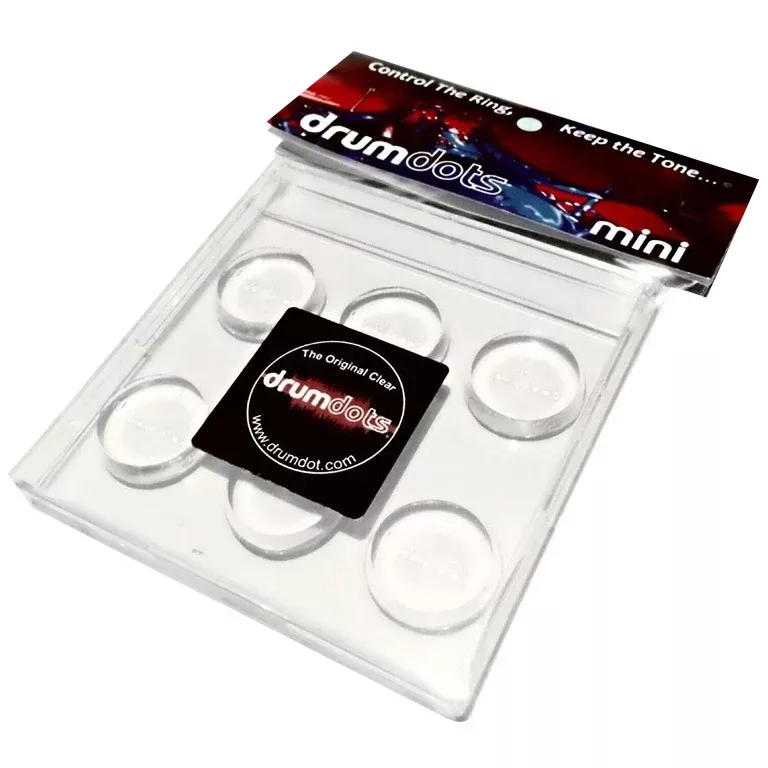Drum Dots Mini drum dampening gel pads, 6 pieces – DDM6PK