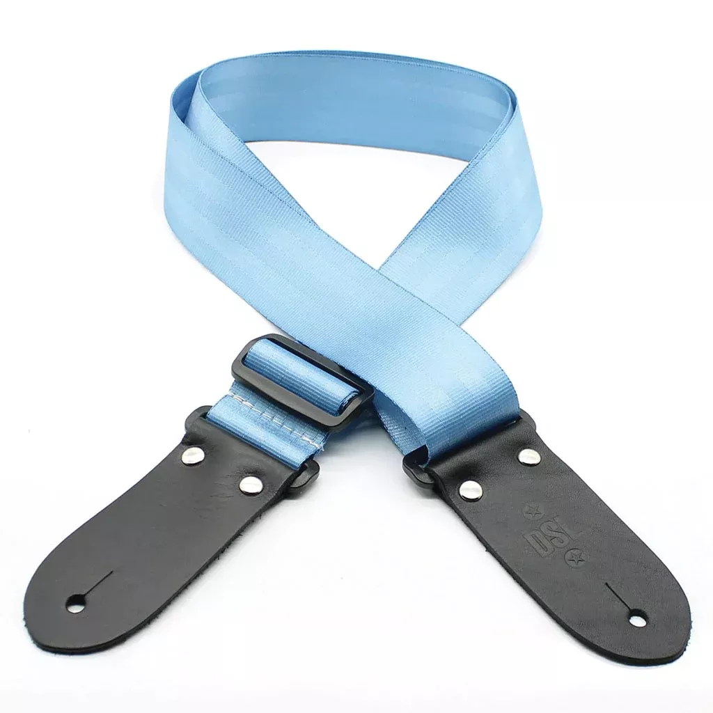 DSL 2 Inch Seat Belt Webbing Strap in Light Blue