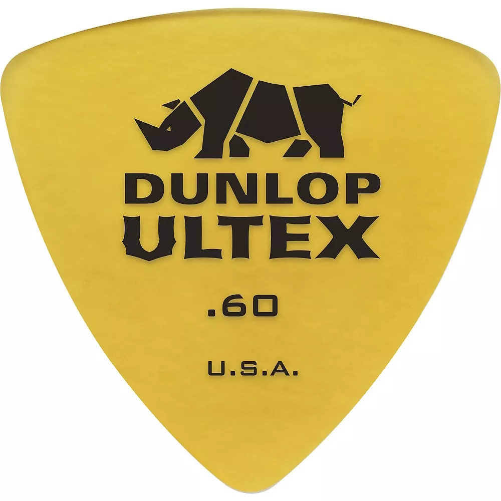 Dunlop 426P Ultex Rounded Triangle Guitar Picks 6 Pack .60 mm 6-Pack