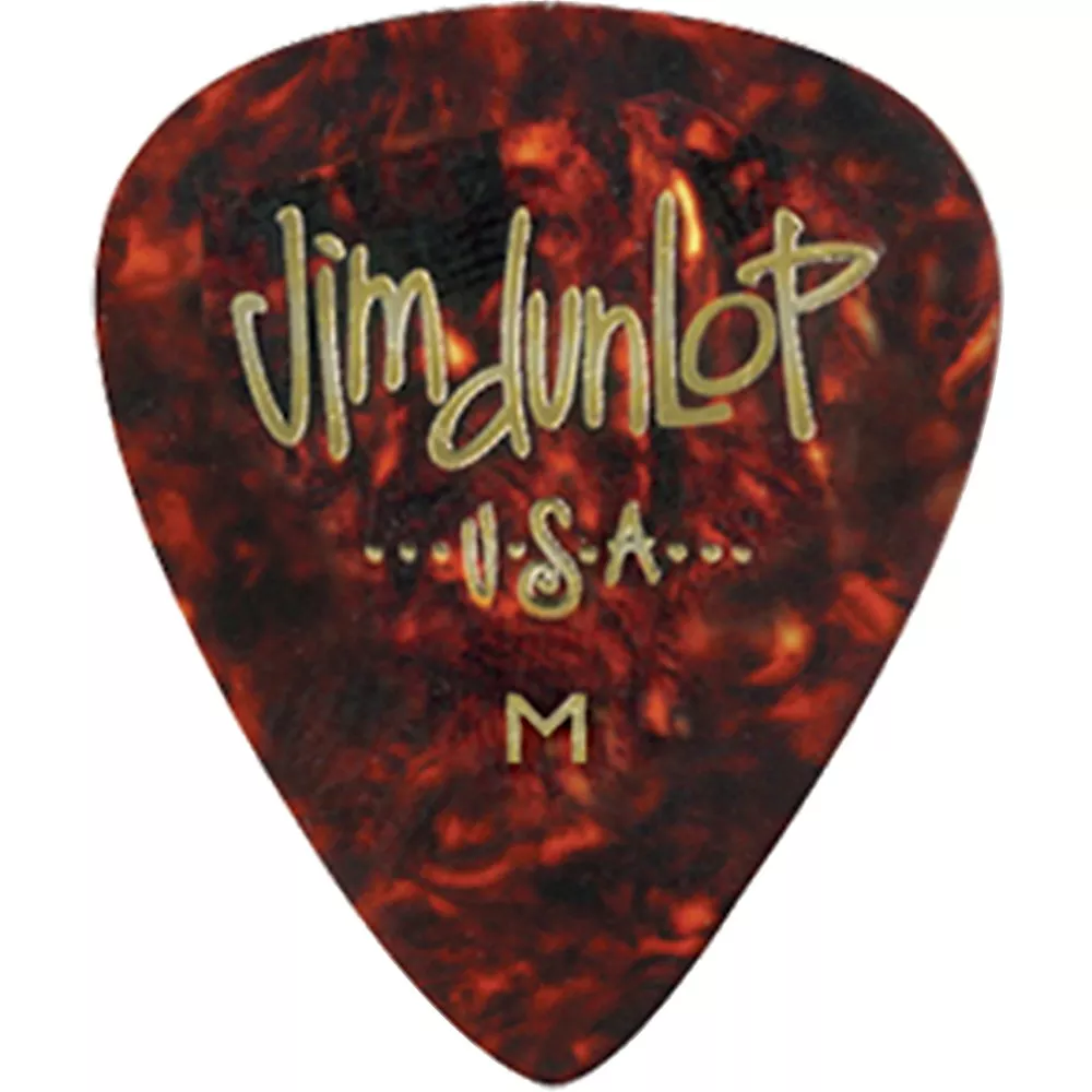 Dunlop Celluloid Classic Guitar Picks 1 Dozen Shell Medium