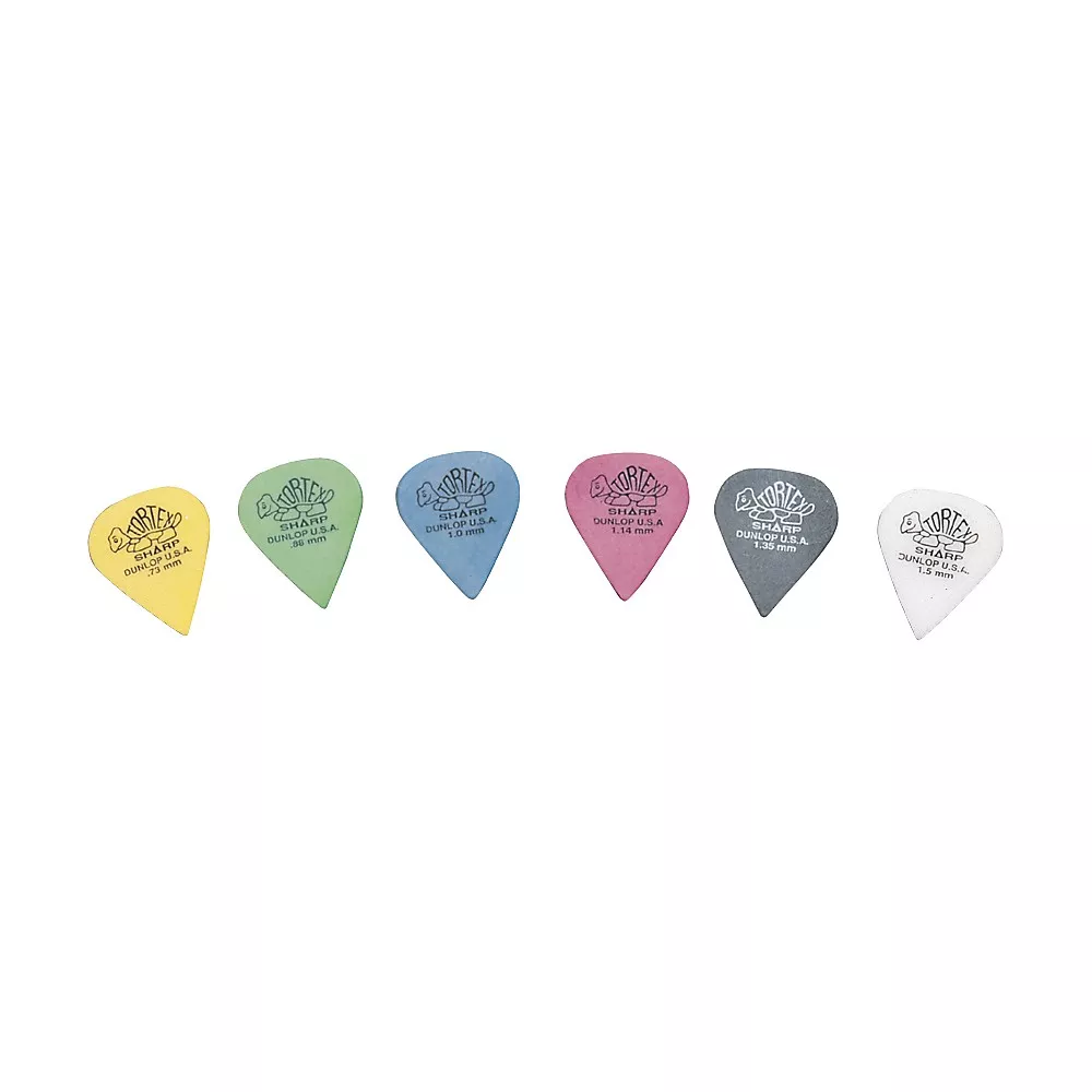 Dunlop Tortex Sharp Guitar Picks 1 Dozen 1.50 mm