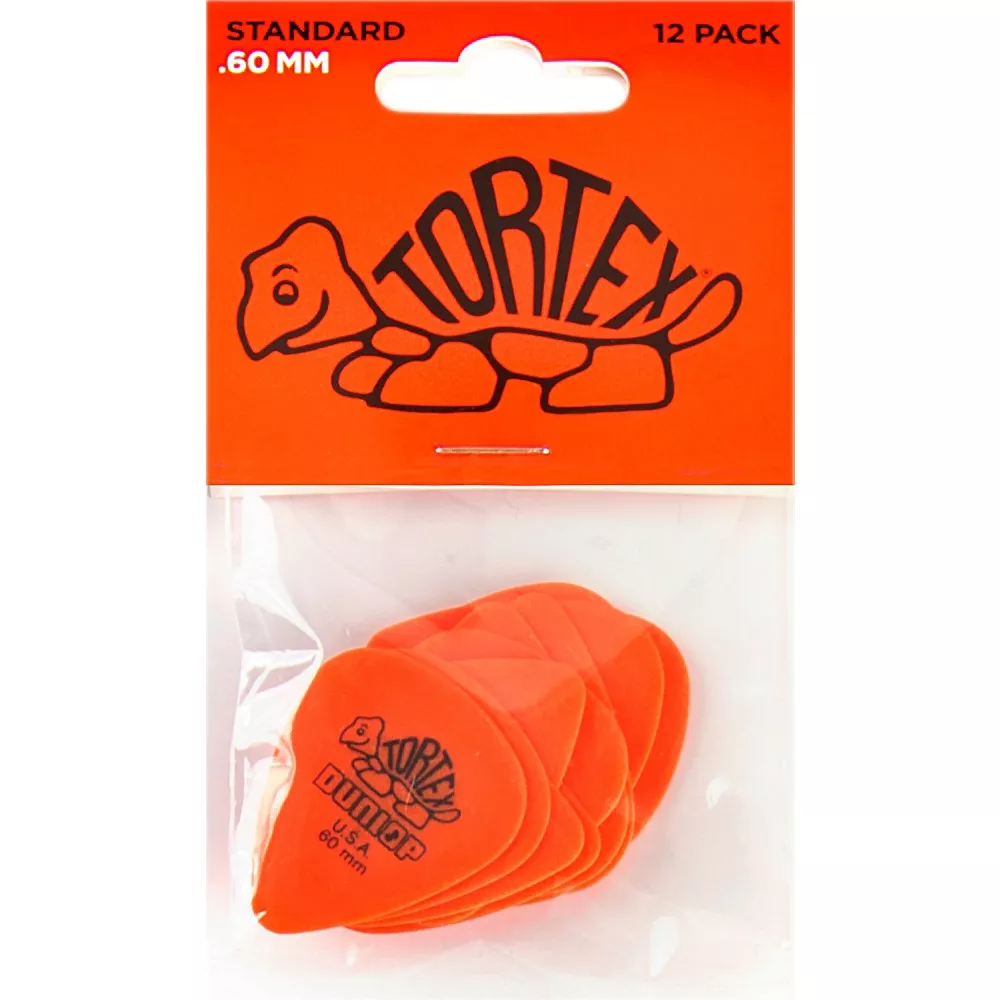 Dunlop Tortex Standard Guitar Picks - .60 mm 1 Dozen