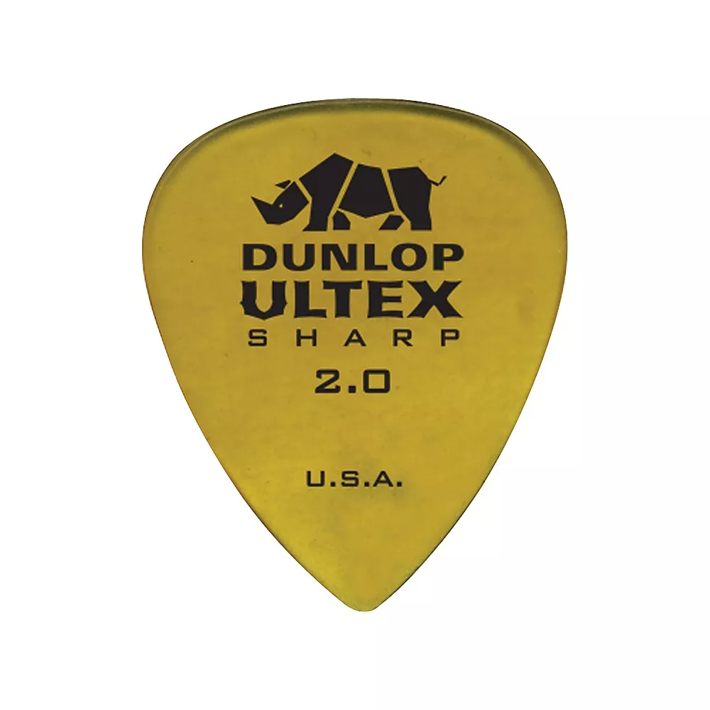 Dunlop Ultex Sharp Picks - 6 Pack 2.0 mm