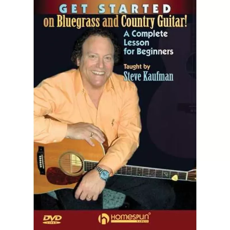 DVD – Get Started On Bluegrass and Country Guitar!-A Complete Lesson for Beginners