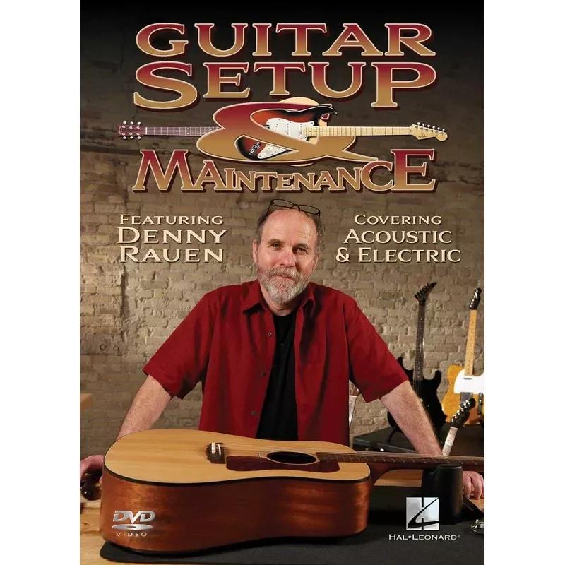 DVD – Guitar Setup & Maintenance – Covering Electric & Acoustic