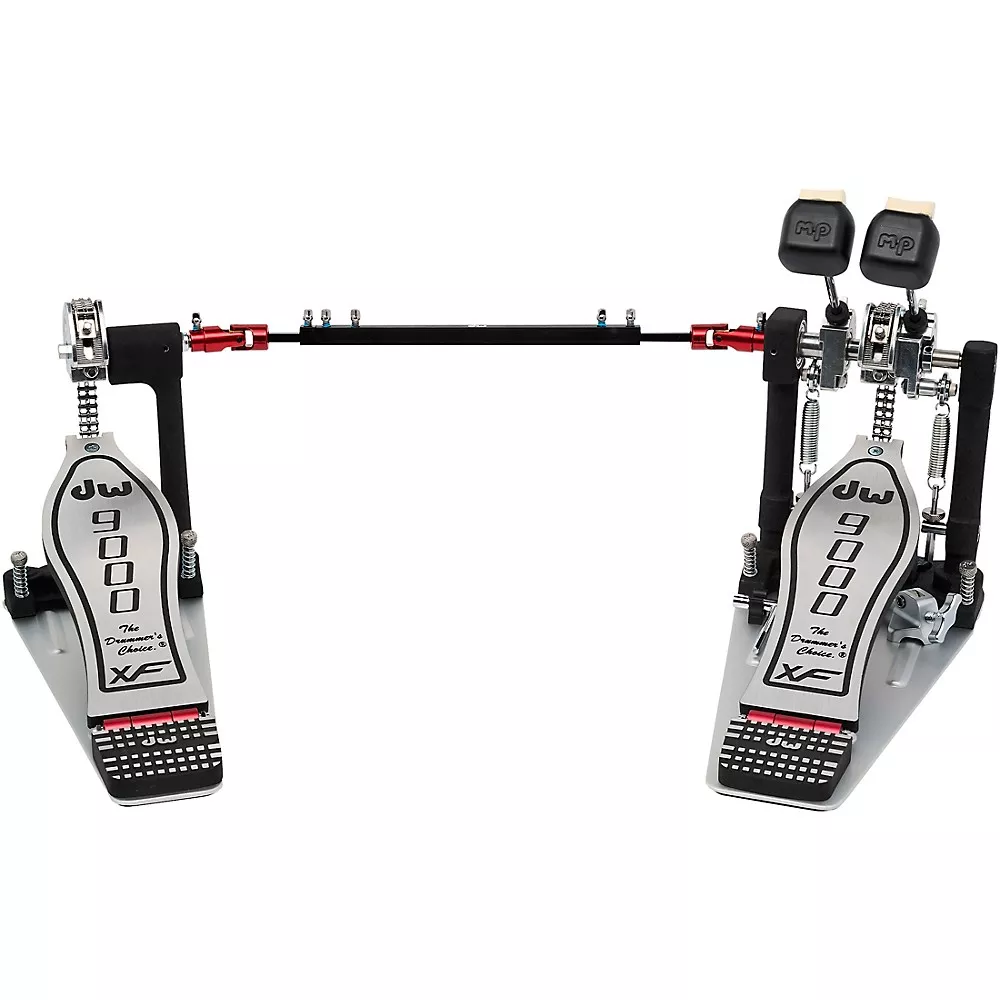 DW 9000 Series Double Bass Drum Pedal With eXtended Footboard