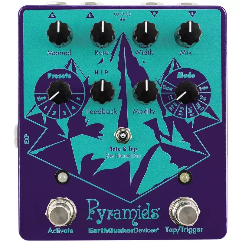 Earthquaker Pyramids Stereo Flange Pedal