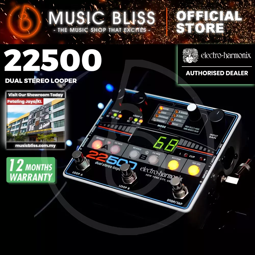 Electro Harmonix 22500 Dual Stereo Looper Pedal