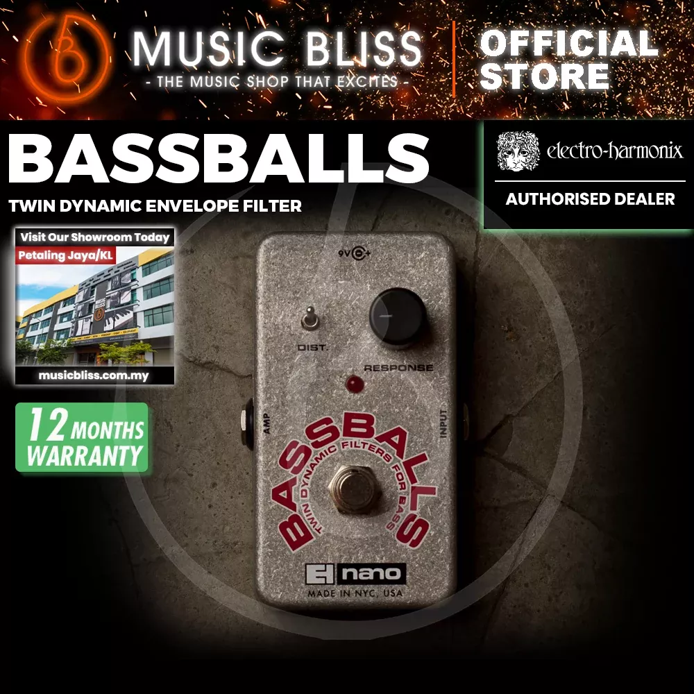 Electro Harmonix Bassballs Nano Twin Dynamic Envelope Filter Pedal