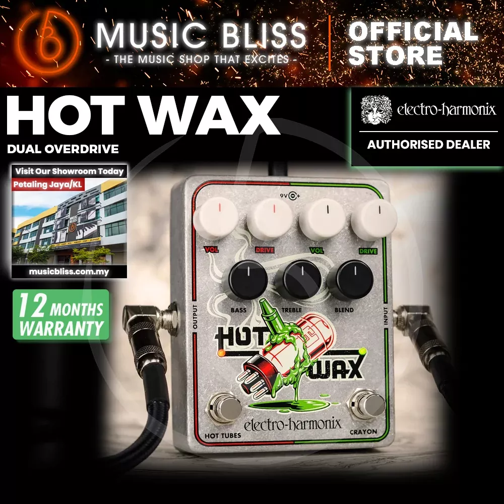 Electro Harmonix Hot Wax Dual Overdrive Pedal