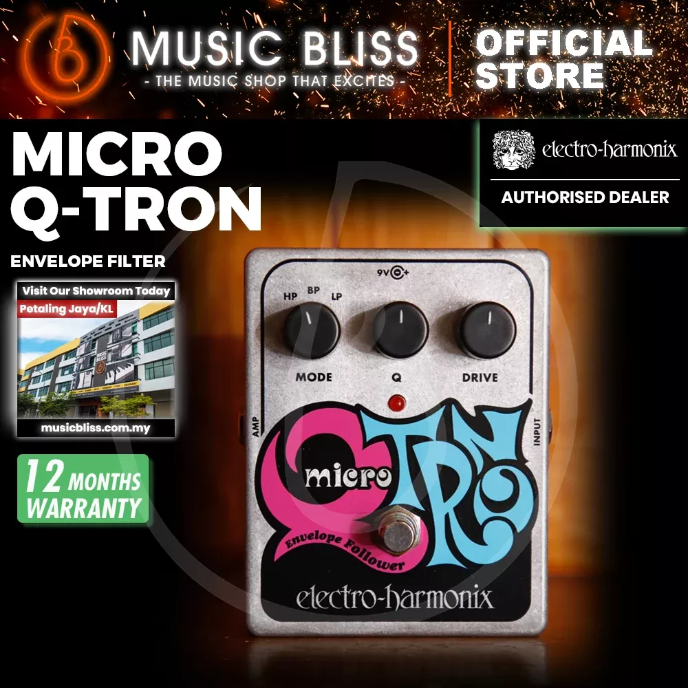 Electro Harmonix Micro Q-Tron Envelope Filter Guitar Effects Pedal