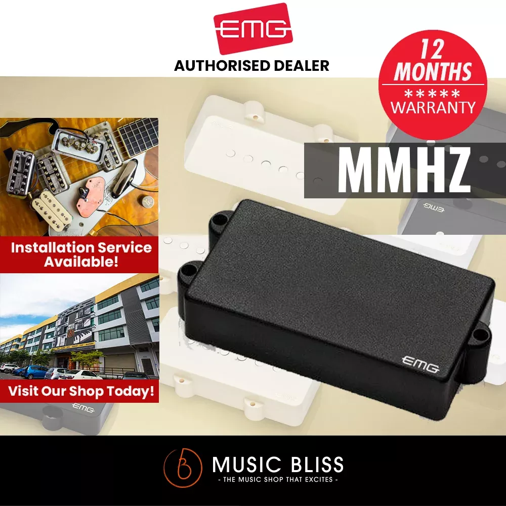 EMG MMHZ Passive 4-String Bass Pickup – Black