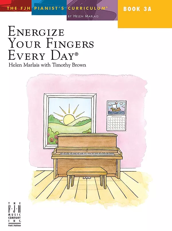 Energize Your Fingers Every Day, Book 3A: Piano Book