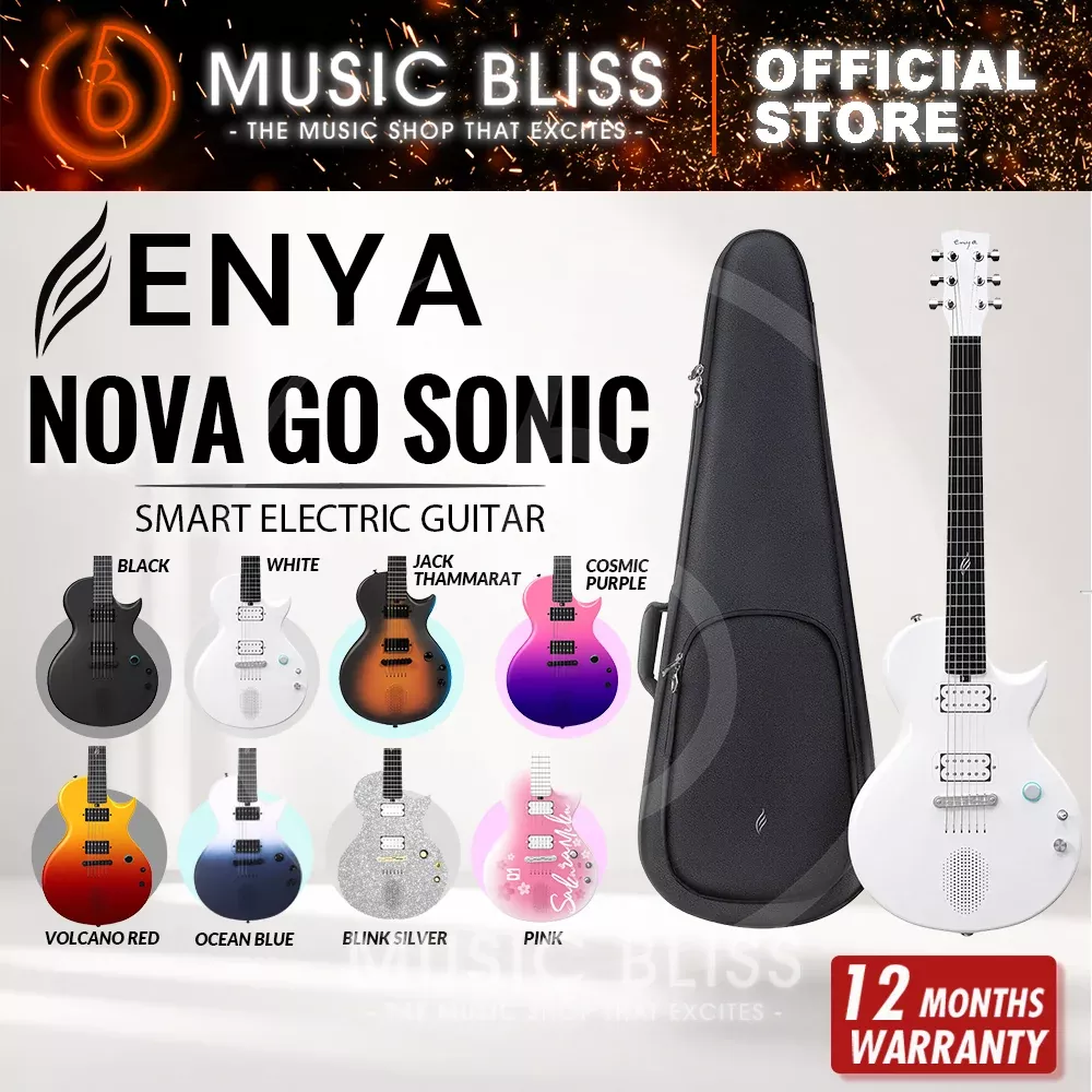 Enya Nova Go Sonic Electric Guitar - White