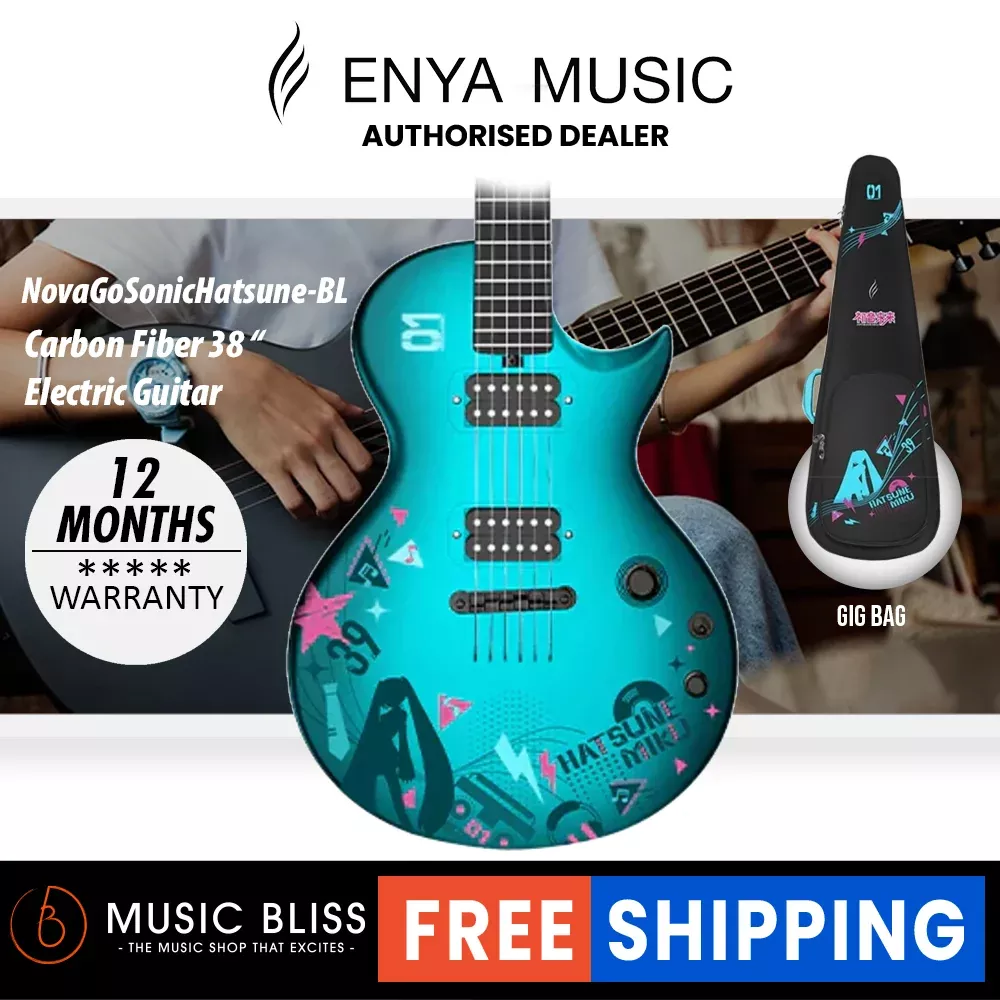 Enya Nova Go Sonic Hatsune Miku Edition Electric Guitar – Blue