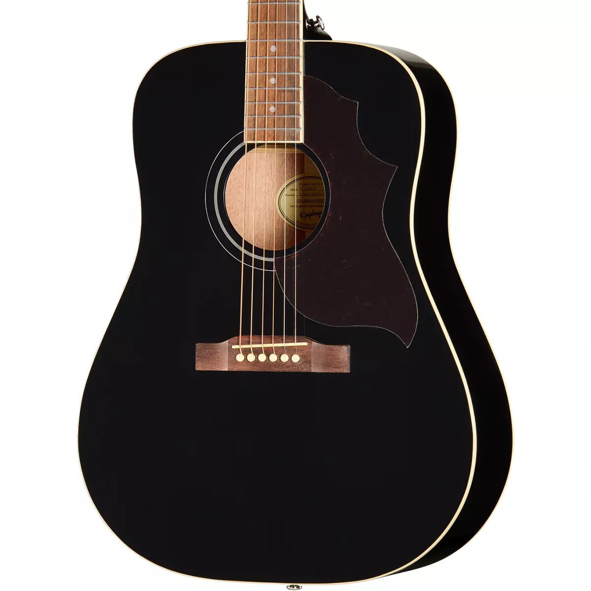 Epiphone Hummingbird Tribute Acoustic Guitar in Ebony