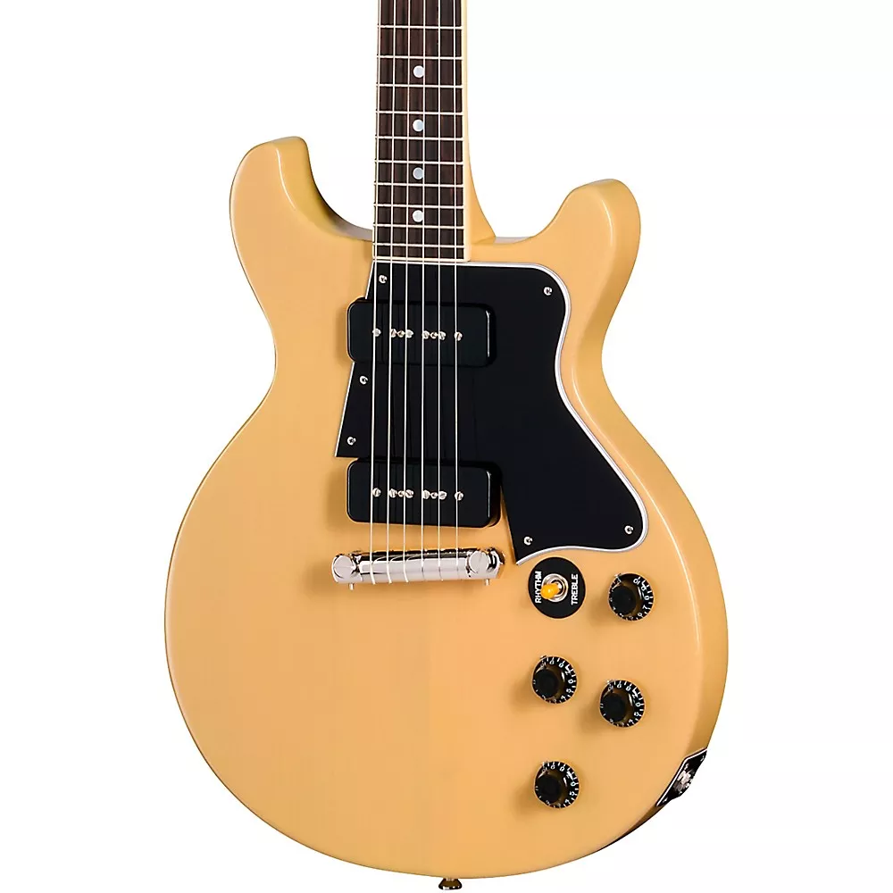 Epiphone Inspired by Gibson Custom 1960 Les Paul Special Double Cut Reissue Electric Guitar – Cherry Red
