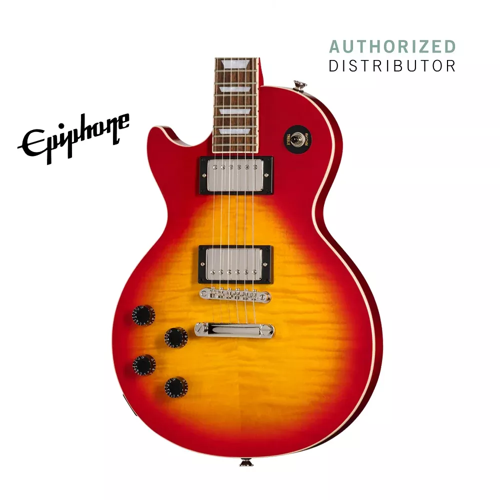 Epiphone Les Paul Tribute Plus Left-handed Electric Guitar – Heritage Cherry Sunburst